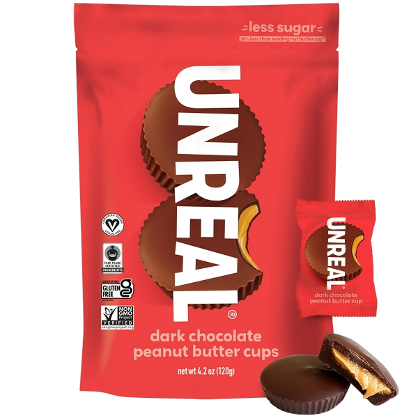 Unreal Dark Chocolate Peanut Butter Cups 4.2 oz